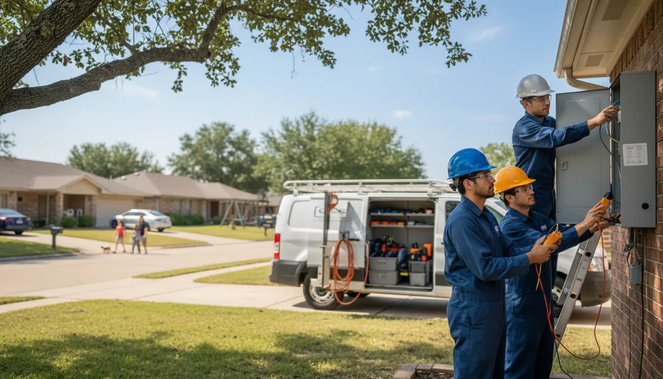 Certified electrician providing emergency electrical services in Pomeroy, IA